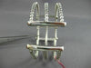 ESTATE LARGE .65CT DIAMOND 14KT WHITE GOLD MULTI ROW OPEN SQUARE BANGLE BRACELET