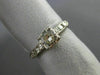 ANTIQUE .66CT OLD MINE DIAMOND PLATINUM CLASSIC 7 STONE ENGAGEMENT RING #25521