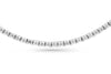 ESTATE 3.25CT DIAMOND 14KT WHITE GOLD 3D ROUND CLASSIC ETERNITY TENNIS NECKLACE