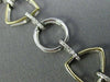 ESTATE WIDE & LONG .25CT DIAMOND 14K WHITE & YELLOW GOLD 3D MULTI SHAPE BRACELET