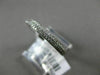 ESTATE .42CT DIAMOND 18KT WHITE GOLD 3D PAVE SIZABLE ETERNITY ANNIVERSARY RING