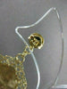 ESTATE LARGE 14KT YELLOW GOLD HANGING FLOWER FILIGREE HOOP EARRINGS 48MM #21557