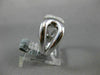 ESTATE WIDE .58CT DIAMOND 14KT WHITE & ROSE GOLD 3D PAVE LOVE KNOT FUN RING