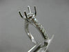 ESTATE .29CT DIAMOND 14KT WHITE GOLD 4 PRONG SEMI MOUNT CLASSIC ENGAGEMENT RING
