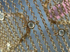 ESTATE WIDE .56CT DIAMOND 14KT ROSE GOLD 3D FLEXIBLE BY THE YARD BANGLE BRACELET