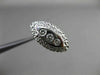 ESTATE .14CT DIAMOND 14KT WHITE & YELLOW GOLD MARQUISE SHAPE 3 STONE RING #21029