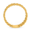 LARGE .15CT DIAMOND 14KT YELLOW GOLD MULTI OVAL LINK 3 ROW FUN ANNIVERSARY RING