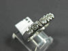 ANTIQUE .51CT DIAMOND 14KT WHITE GOLD 3D CLASSIC WEDDING ANNIVERSARY RING #11661