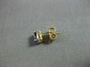 ESTATE LARGE 1.07CT AAA OVAL TANZANITE 14KT YELLOW GOLD STUD EARRING 6mm #20314