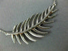 ESTATE LARGE & LONG .60CT DIAMOND 18KT WHITE GOLD 3D CLASSIC MULTI LEAF NECKLACE