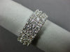ESTATE WIDE 2.18CT DIAMOND 14K WHITE GOLD SEMI ETERNITY WEDDING ANNIVERSARY RING
