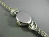 ANTIQUE CROTON .72CT OLD MINE DIAMOND 14KT WHITE GOLD 3D ART DECO WATCH #2208