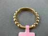 ESTATE .31CT DIAMOND 14KT ROSE GOLD 3D MULTI ROW BEADED WEDDING ANNIVERSARY RING