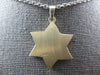 .42CT DIAMOND 14KT YELLOW GOLD 3D DOUBLE PLATED STAR OF DAVID FLOATING PENDANT