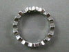 ESTATE 1.21CT DIAMOND 14KT WHITE GOLD ROUND BEZEL WEDDING ANNIVERSARY RING 18545