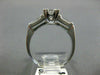ANTIQUE .93CT OLD MINE DIAMOND PLATINUM SOLITAIRE FISHTAIL ENGAGEMENT RING #9770