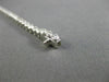 ESTATE 3.90CT ROUND DIAMOND 18KT WHITE GOLD 3D TWO PRONG CLASSIC TENNIS BRACELET