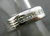 ESTATE WIDE .70CT DIAMOND 14K W GOLD PRINCESS CUT ANNIVERSARY WEDDING RING #1298