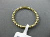 ESTATE .04CT ROUND DIAMOND 14KT YELLOW GOLD 3D 5 STONE MILGRAIN BEADED FUN RING