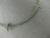 ESTATE LARGE .35CT DIAMOND 18KT TWO TONE GOLD 3D CLASSIC T BAR LOVE NECKLACE