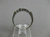 ESTATE BAGUETTE PRINCESS DIAMOND WEDDING ANNIVERSARY 14KT WHITE GOLD RING #1189