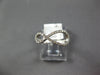 ESTATE .23CT DIAMOND 14KT WHITE GOLD 3D INFINITY FUN LOVE RING