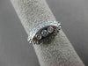 ESTATE .14CT DIAMOND 14KT WHITE & YELLOW GOLD MARQUISE SHAPE 3 STONE RING #21029