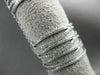 ESTATE LARGE 1.06CT DIAMOND 14KT WHITE GOLD MULTI WAVE DOUBLE CHAIN FUN RING