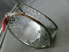 ESTATE EXTRA WIDE 1.30CT DIAMOND 14KT BLACK GOLD 4 CLOVER HEART BANGLE BRACELET