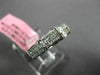 ESTATE .66CT DIAMOND 18KT WHITE GOLD ROUND & PRINCESS INVISIBLE ANNIVERSARY RING