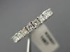 ESTATE 2.50CT PRINCESS DIAMOND 14KT WHITE GOLD SHARED PRONG ETERNITY RING #20627