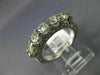 ESTATE 1.93CT DIAMOND 18K WHITE GOLD 3D FIVE STONE DOUBLE SIDED ANNIVERSARY RING