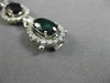 WIDE 21.17CT DIAMOND AQUAMARINE & TOURMALINE 18KT WHITE GOLD 3D TENNIS BRACELET
