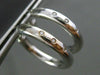 ESTATE LARGE .12CT DIAMOND 14KT WHITE GOLD PAST PRESENT FUTURE HOOP EARRINGS