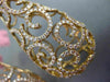 ESTATE EXTRA LARGE 5.34CT PINK DIAMOND 18K ROSE GOLD FILIGREE TEAR DROP EARRINGS