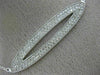 ESTATE LARGE 1.20CT DIAMOND 14K WHITE GOLD MARQUISE SHAPE PAVE FILIGREE NECKLACE