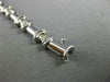 ESTATE .55CT DIAMOND 14KT WHITE GOLD 3D SEMI BEZEL PRONG BEZEL TENNIS BRACELET