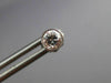 ESTATE .50CT DIAMOND 14K WHITE GOLD CLASSIC SOLITAIRE BEZEL STUD EARRINGS #19008