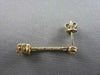 ESTATE ROUND .66CT FANCY YELLOW DIAMOND DROP 14KT YELLOW GOLD EARRINGS