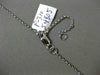 ESTATE .48CT DIAMOND 14KT WHITE GOLD 3D INTERCHANGEABLE SQUARE PENDANT NECKLACE