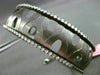 ESTATE WIDE 1.05CT DIAMOND 14K BLACK GOLD OPEN FILIGREE FLEXIBLE BANGLE BRACELET