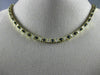 ESTATE 15.88CT DIAMOND & AAA SAPPHIRE 18KT YELLOW GOLD 3D ETERNITY LOVE NECKLACE
