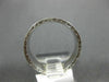 ANTIQUE 14KT WHITE GOLD 3D FLORAL CLASSIC FILIGREE MILGRAIN WEDDING RING #1056