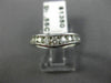 ESTATE WIDE .55CT ROUND DIAMOND 14KT WHITE GOLD "V" SHAPE ANNIVERSARY RING #1943