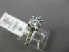 ESTATE .92CT DIAMOND 14KT WHITE GOLD 3D LUCIDA ROUND SOLITAIRE ENGAGEMENT RING