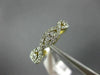 ESTATE .33CT DIAMOND 14KT YELLOW GOLD 3D INFINITY SEMI ETERNITY ANNIVERSARY RING