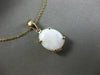 ESTATE 2.22CT AAA OPAL 14KT YELLOW GOLD 3D CLASSIC OVAL FLOATING PENDANT #25446