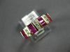 ESTATE 1.24CT DIAMOND & AAA RUBY 14KT YELLOW GOLD 3D CLASSIC ANNIVERSARY RING