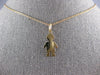 ESTATE 14KT YELLOW GOLD 3D CLASSIC BABY BOY FLAT ENGRAVABLE CHARM PENDANT #27412