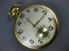 ANTIQUE LARGE TIFFANY & CO. SWITZERLAND 18KT YELLOW GOLD 3D POCKET WATCH #26596